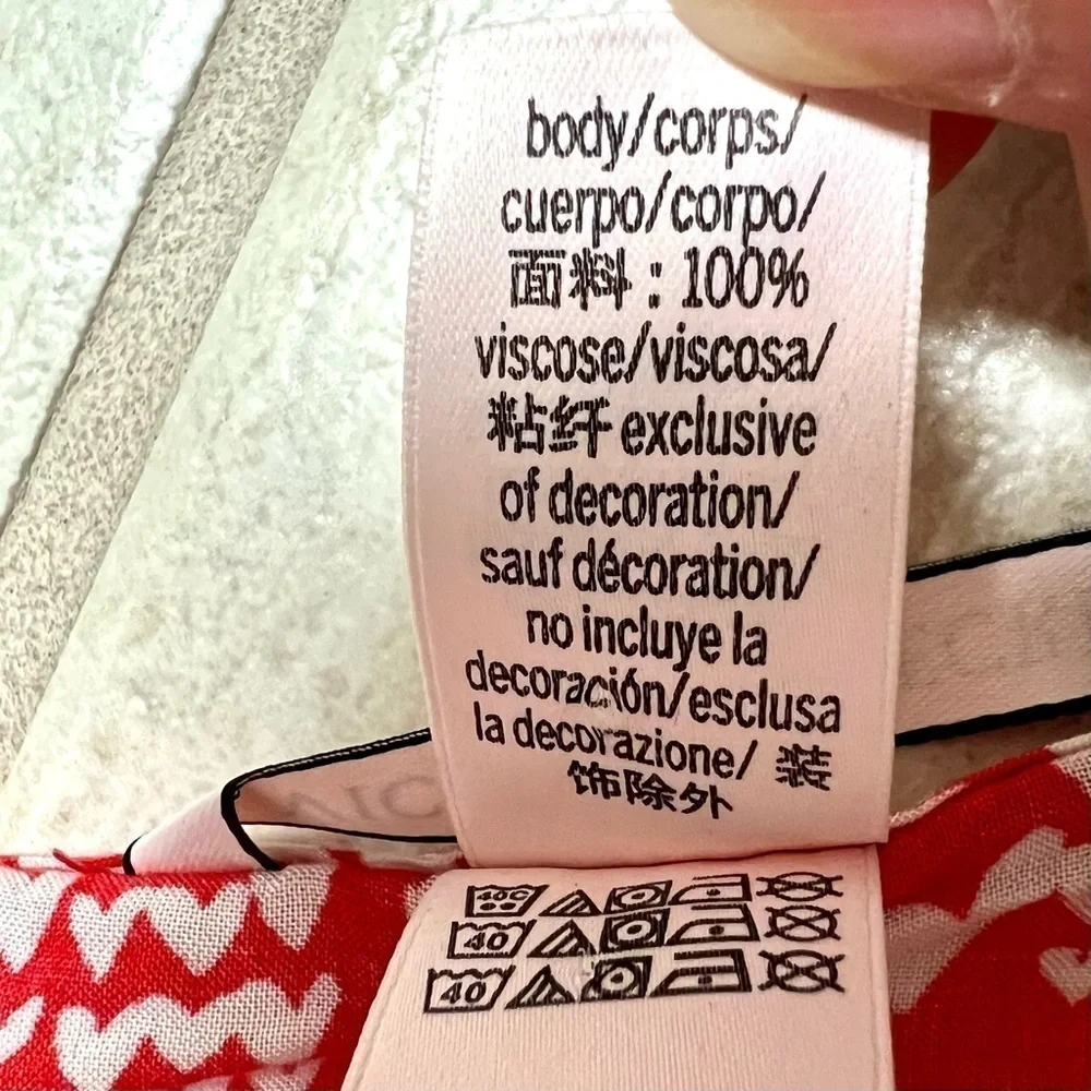 Victoria's Secret Womens Kimono One Size Red Heart Tie Front swim cover-up robe